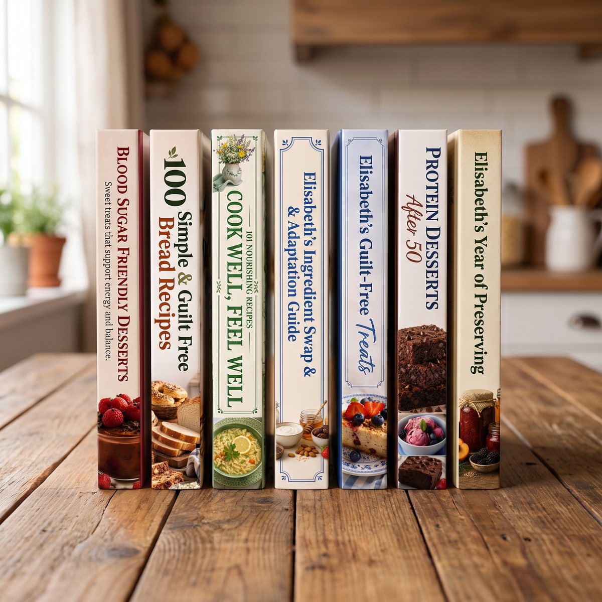Elisabeth's Complete Kitchen & Recipe Collection — 7 Books