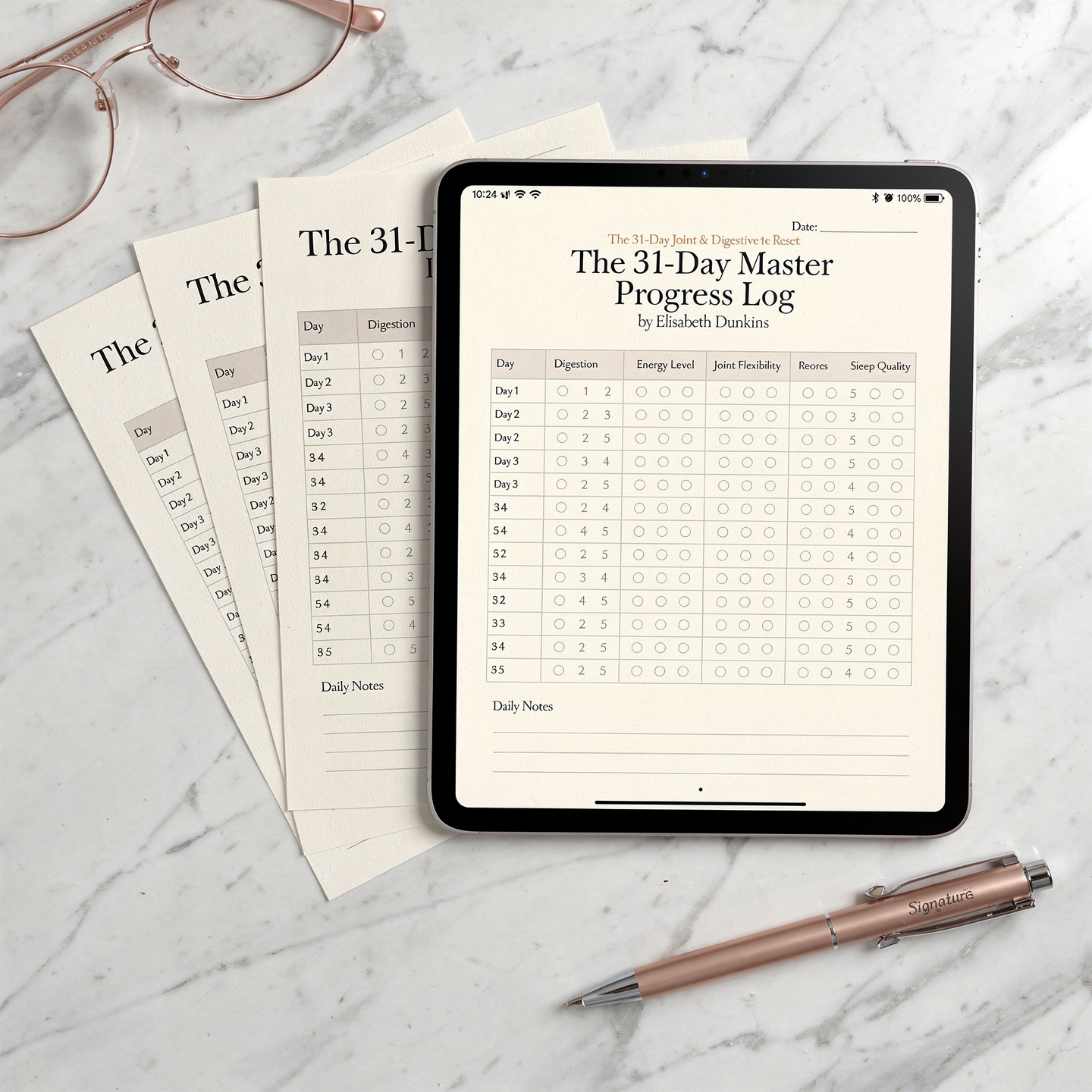 The 31-Day Joint & Digestive Reset: Elisabeth's Complete Biological Protocol