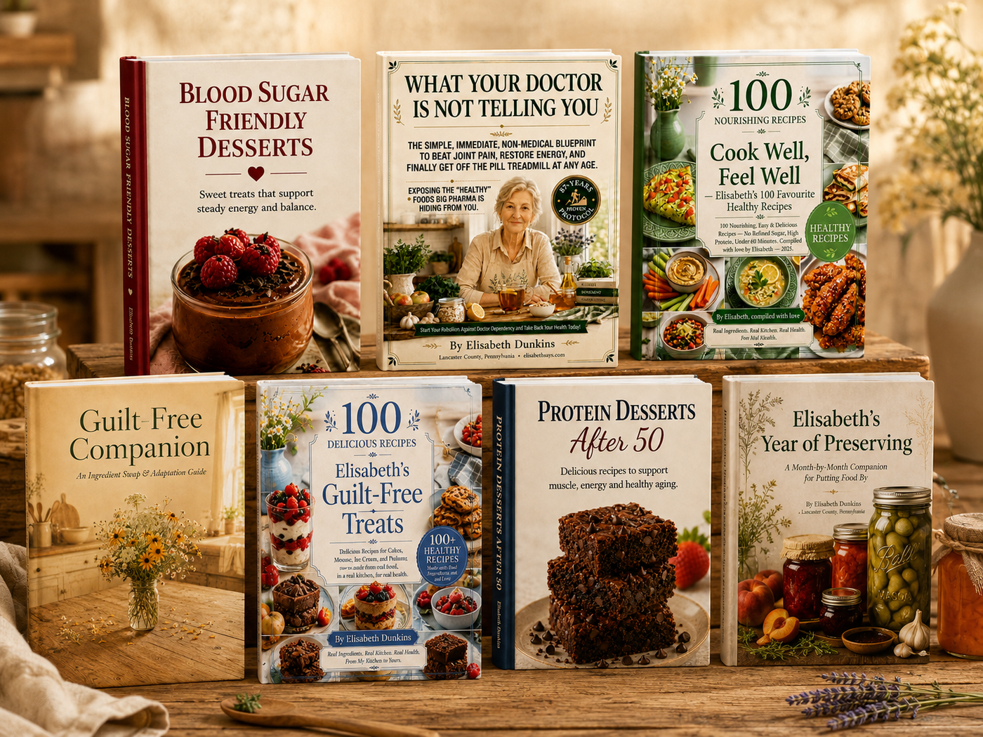 Elisabeth's Complete Kitchen & Recipe Collection — 7 Books