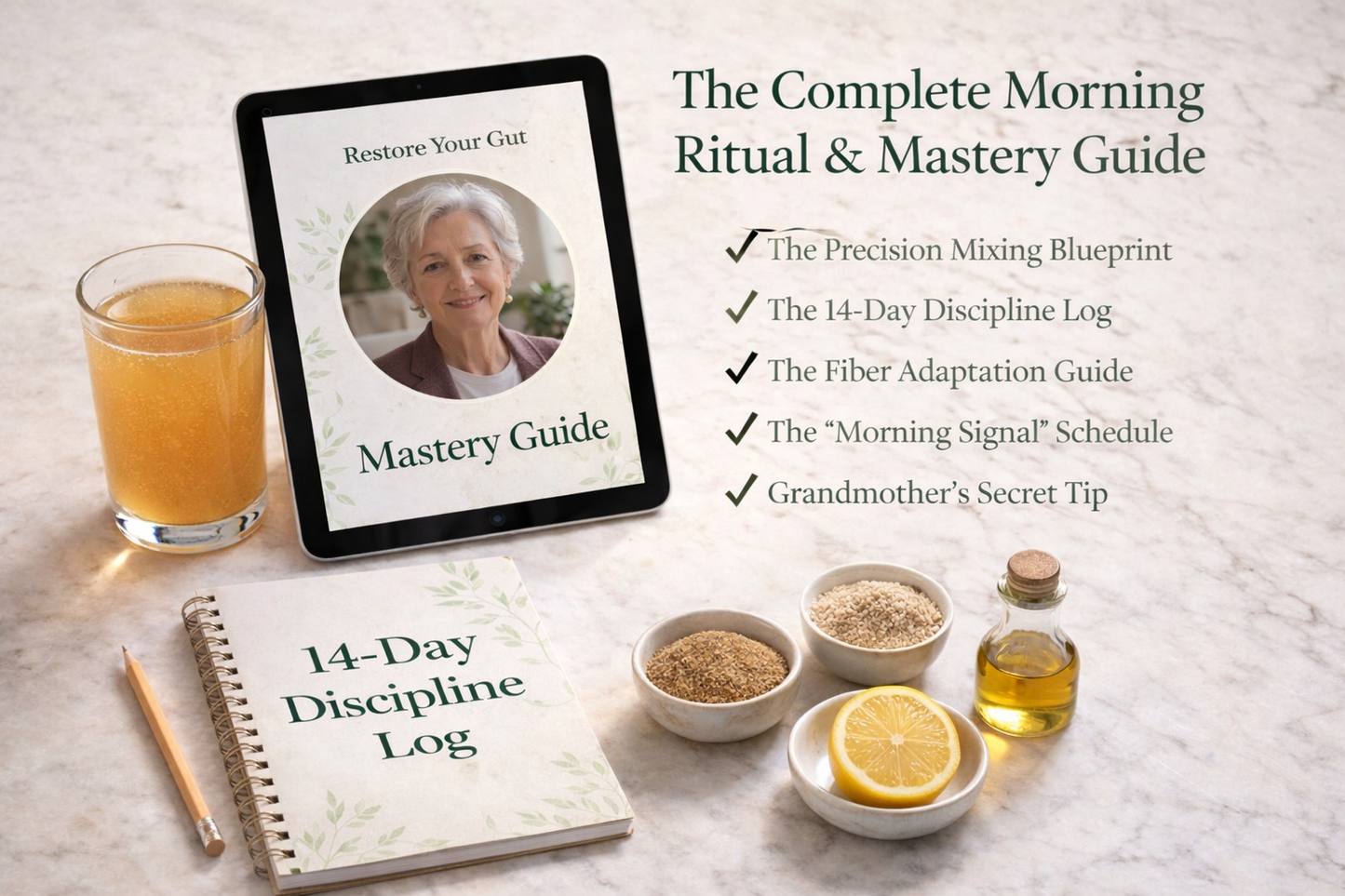 Restore Your Gut: The Morning Ritual Mastery Blueprint (Soluble Fiber)