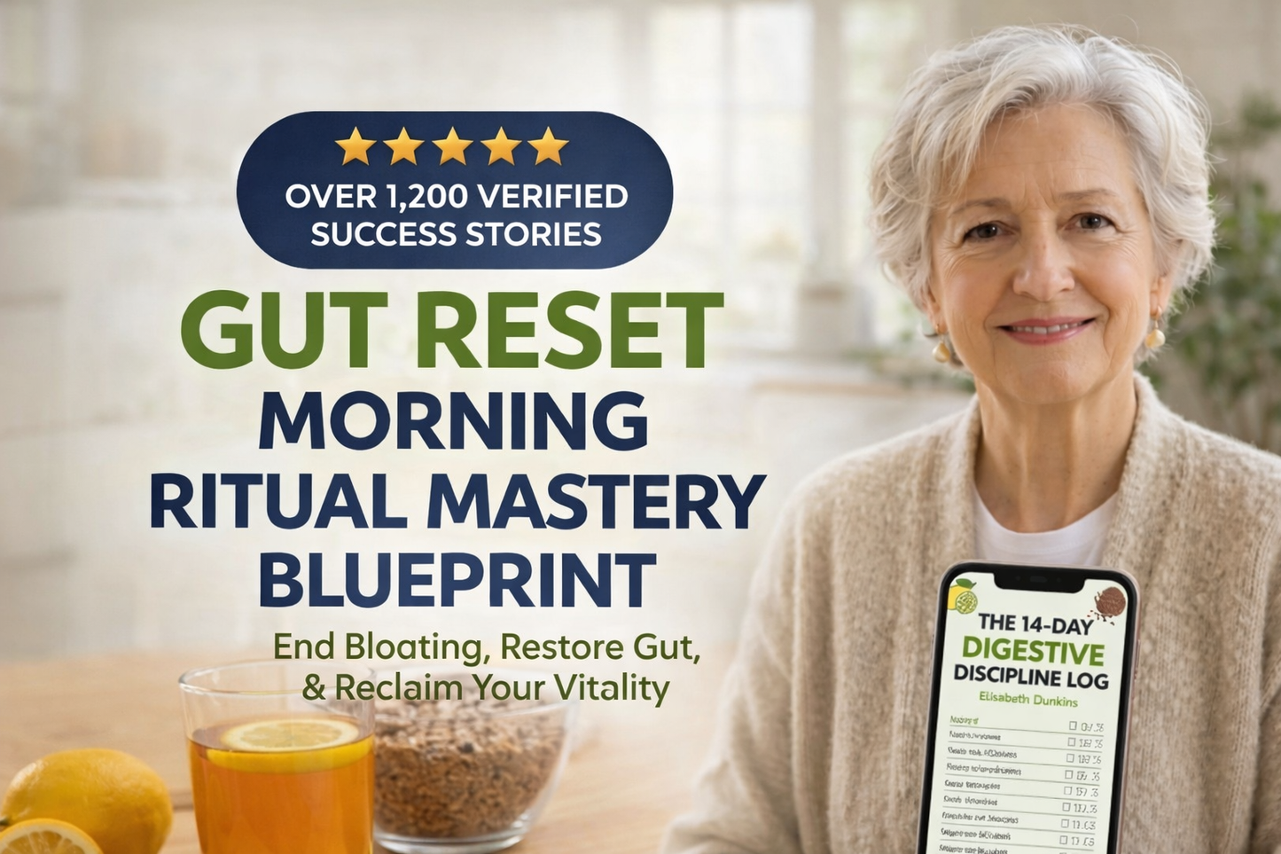 Restore Your Gut: The Morning Ritual Mastery Blueprint (Soluble Fiber)