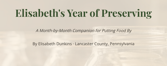 The Preserving Year, Written Down — Elisabeth's Seasonal Companion Workbook