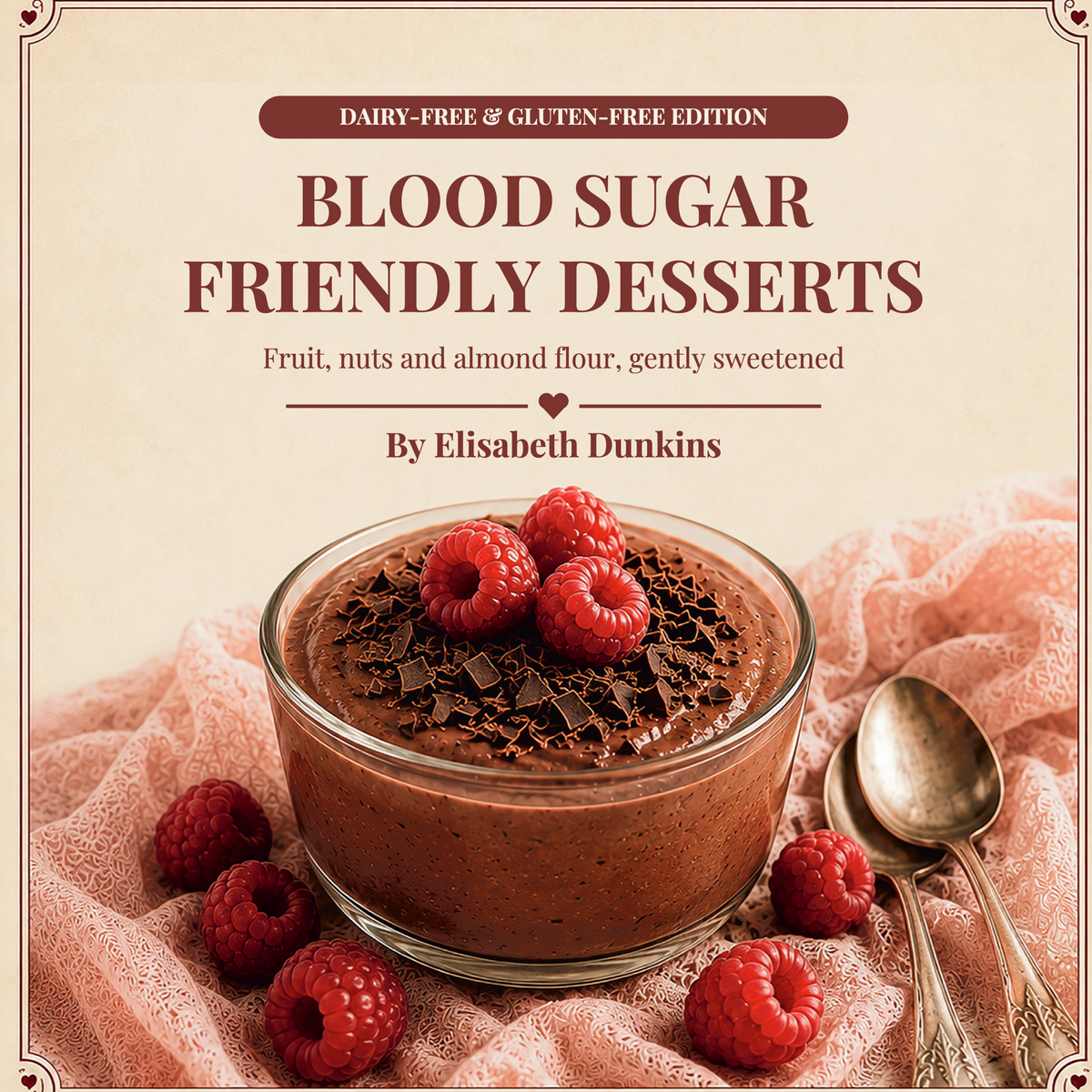 50 Blood Sugar Friendly Desserts, Gluten & Dairy-Free Edition — front cover
