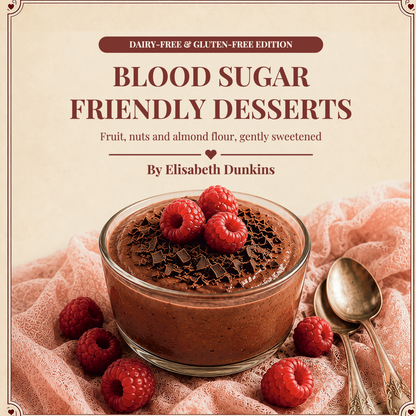 50 Blood Sugar Friendly Desserts, Gluten & Dairy-Free Edition — front cover