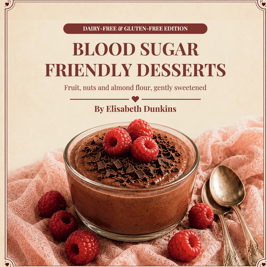 50 Blood Sugar Friendly Desserts, Gluten & Dairy-Free Edition — front cover