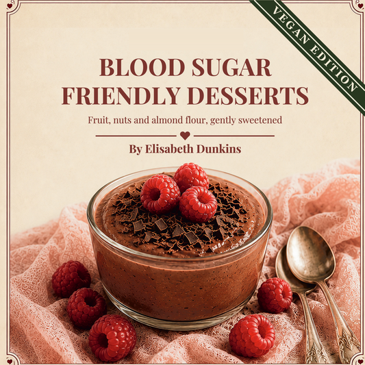 50 Blood Sugar Friendly Desserts, Vegan Edition — front cover