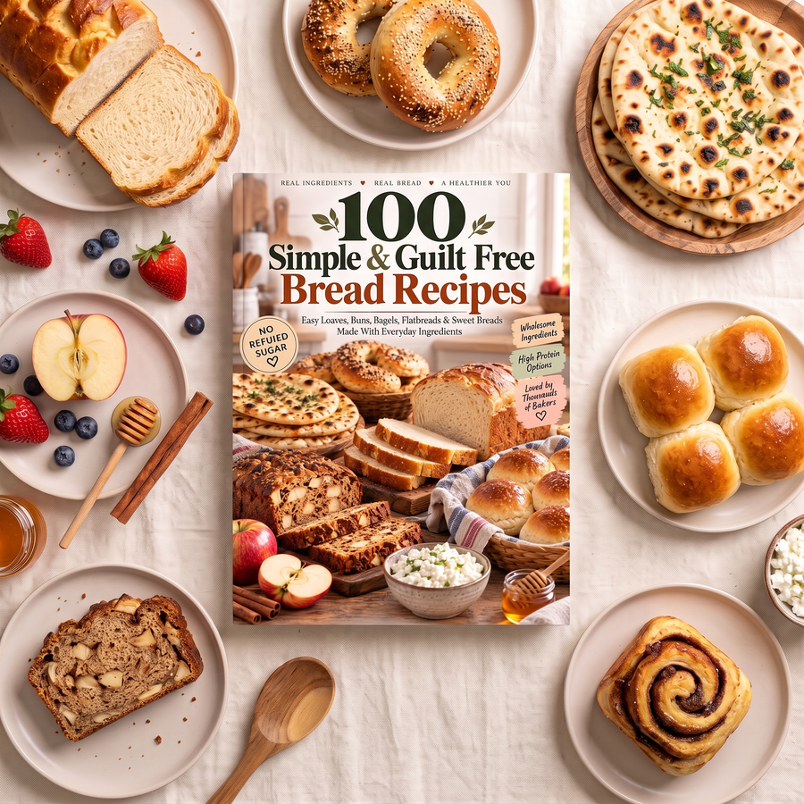 100 Guilt Free Bread Recipes